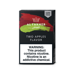 Al Fakher Dos Manzanas 50g esencia de tabaco para Hookah