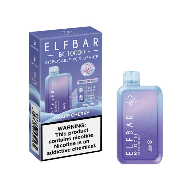 Elf Bar BC10000 Uva y Cereza Vape desechable