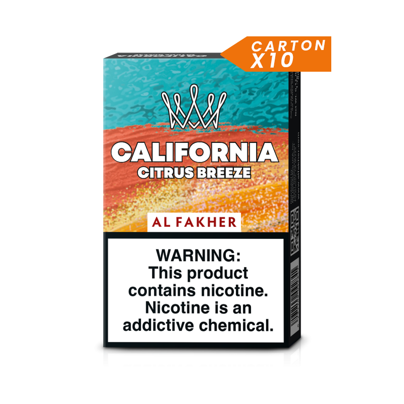 Al Fakher California Citrus Breeze CARTON Tobacco Essence for Hookah