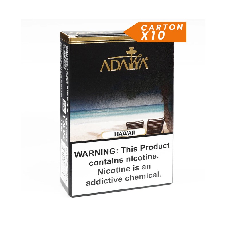 Adalya Hawaii  CARTON esencia de tabaco para Hookah