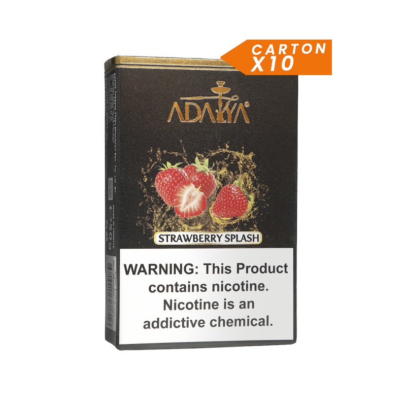 Adelya Strawberry Splash 50g CARTON tobacco essence for Hookah