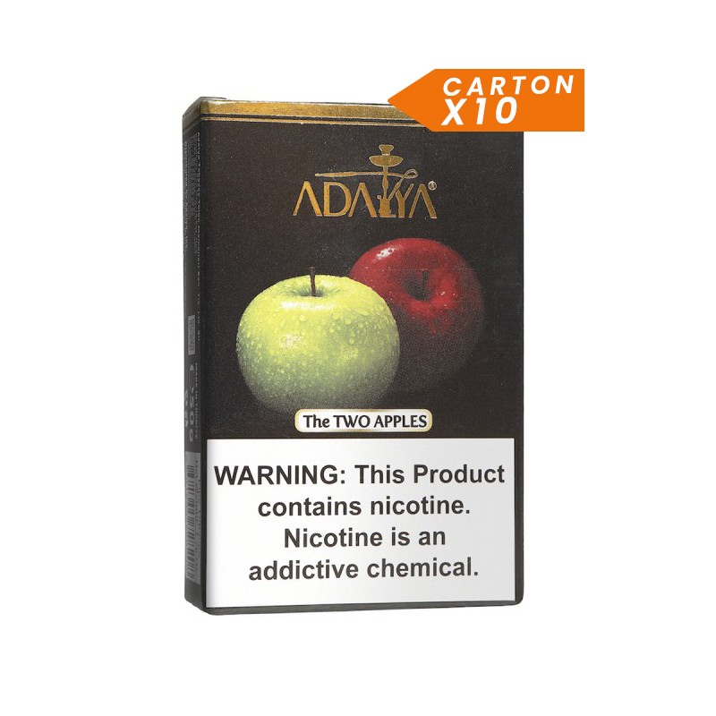 Adalya Las dos manzanas CARTON esencia de tabaco para Hookah