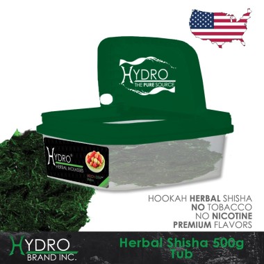 Hydro® Hookah Shisha Melon Dew Sin Nicotina 500g