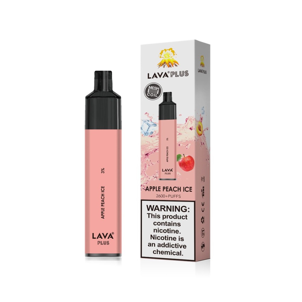 Lava Plus Apple Peach Ice disposable Vape