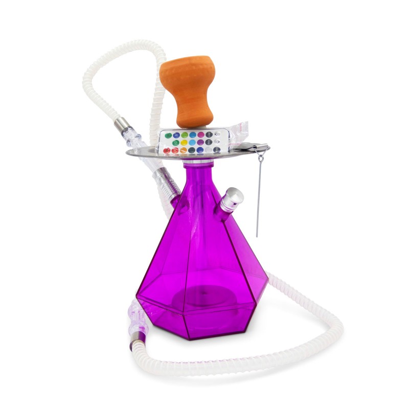 Hookah Plastic Prism Purple