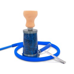 Hookah Traveler Cylinder Blue