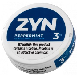 ZYN Tobacco-Free Nicotine Pouches - Peppermint 3mg