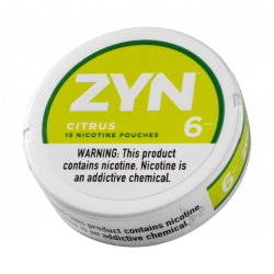 ZYN - Cítrico 6mg Bolsas de nicotina sin tabaco